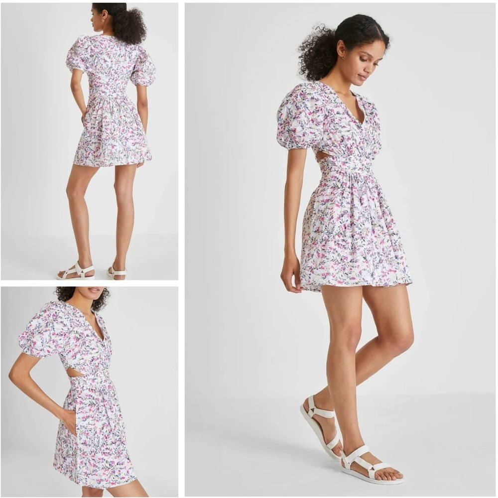 FRENCH CONNECTION (NWOT) Flores Cotton Cutout Dress